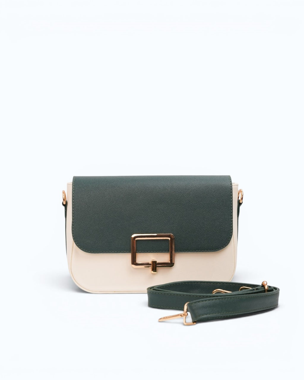 Cartera Nelos - Verde Blanco