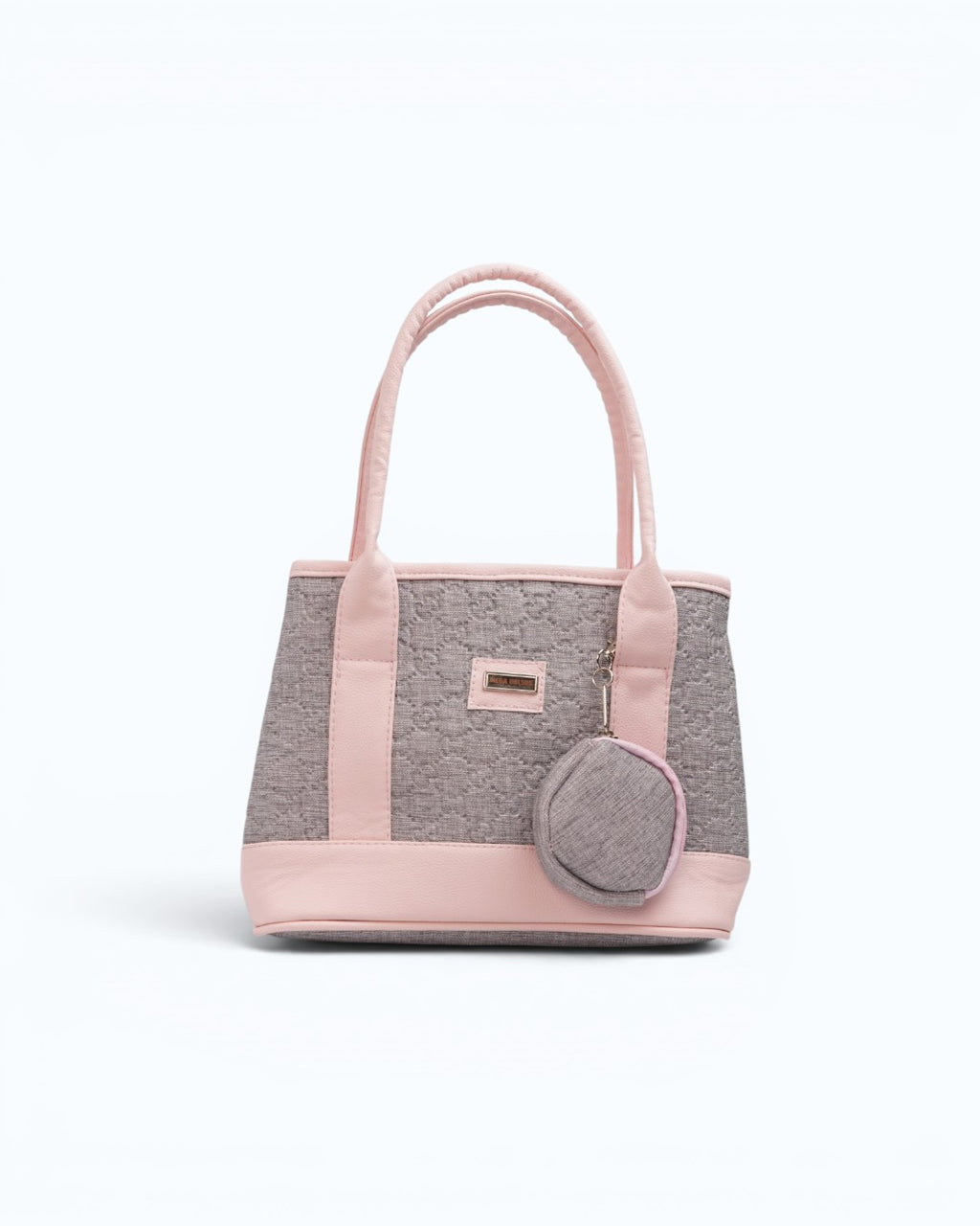 Bolso Playera Mapache - Rosa Gris