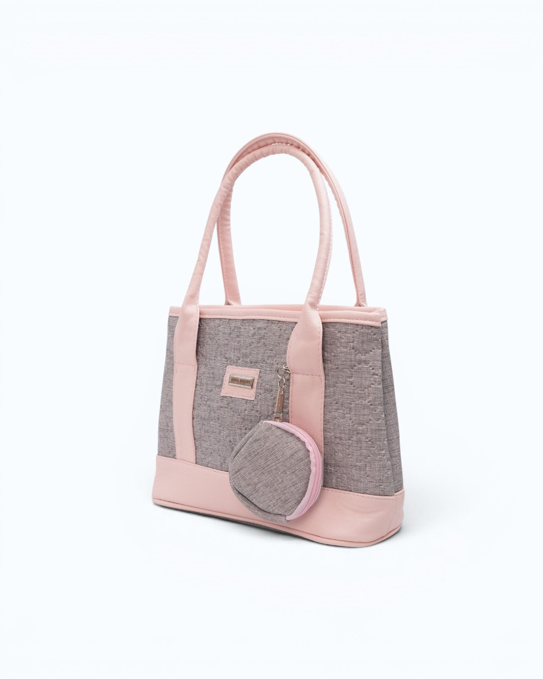 Bolso Playera Mapache - Rosa Gris