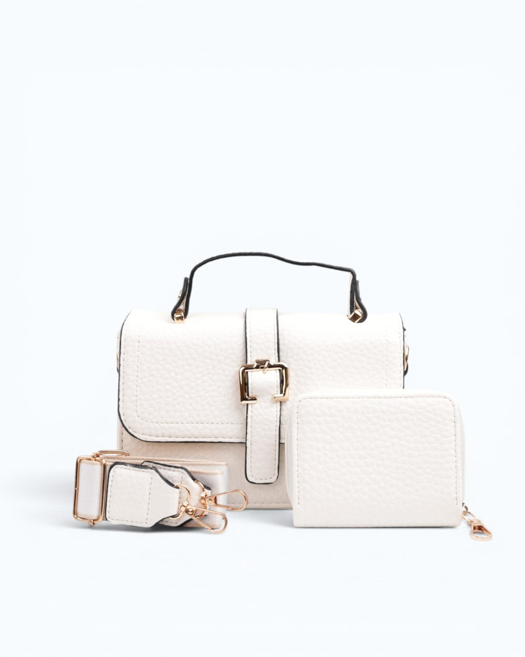 Cartera y Monedero - Blanco
