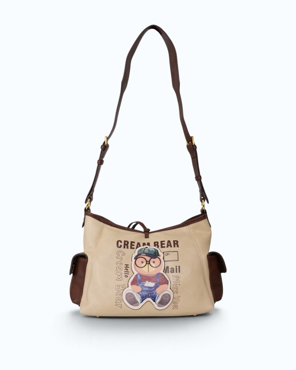 Bolso playera Cream Bear