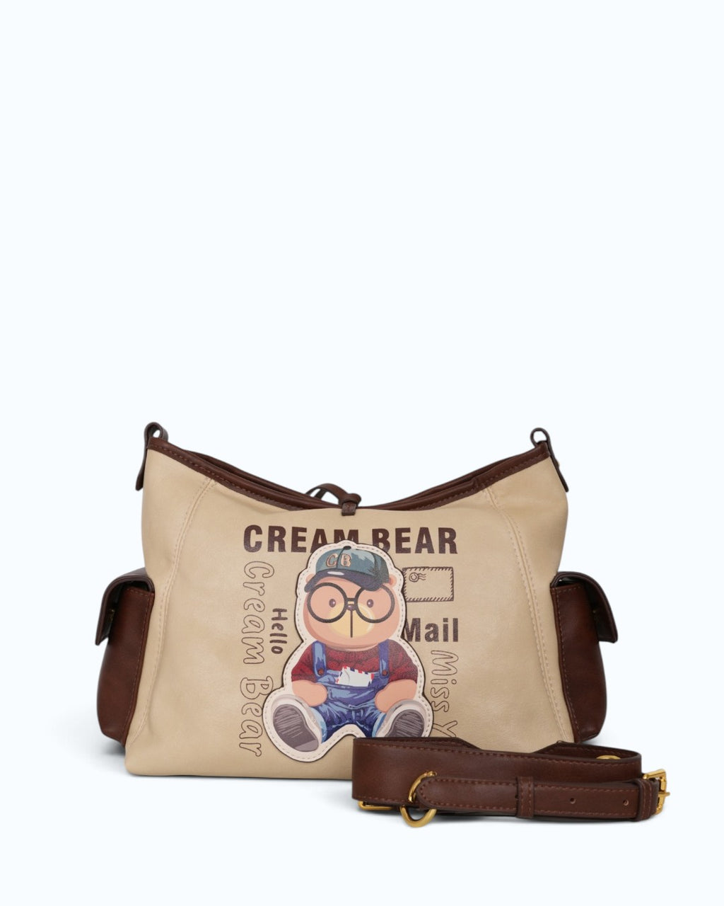 Bolso playera Cream Bear