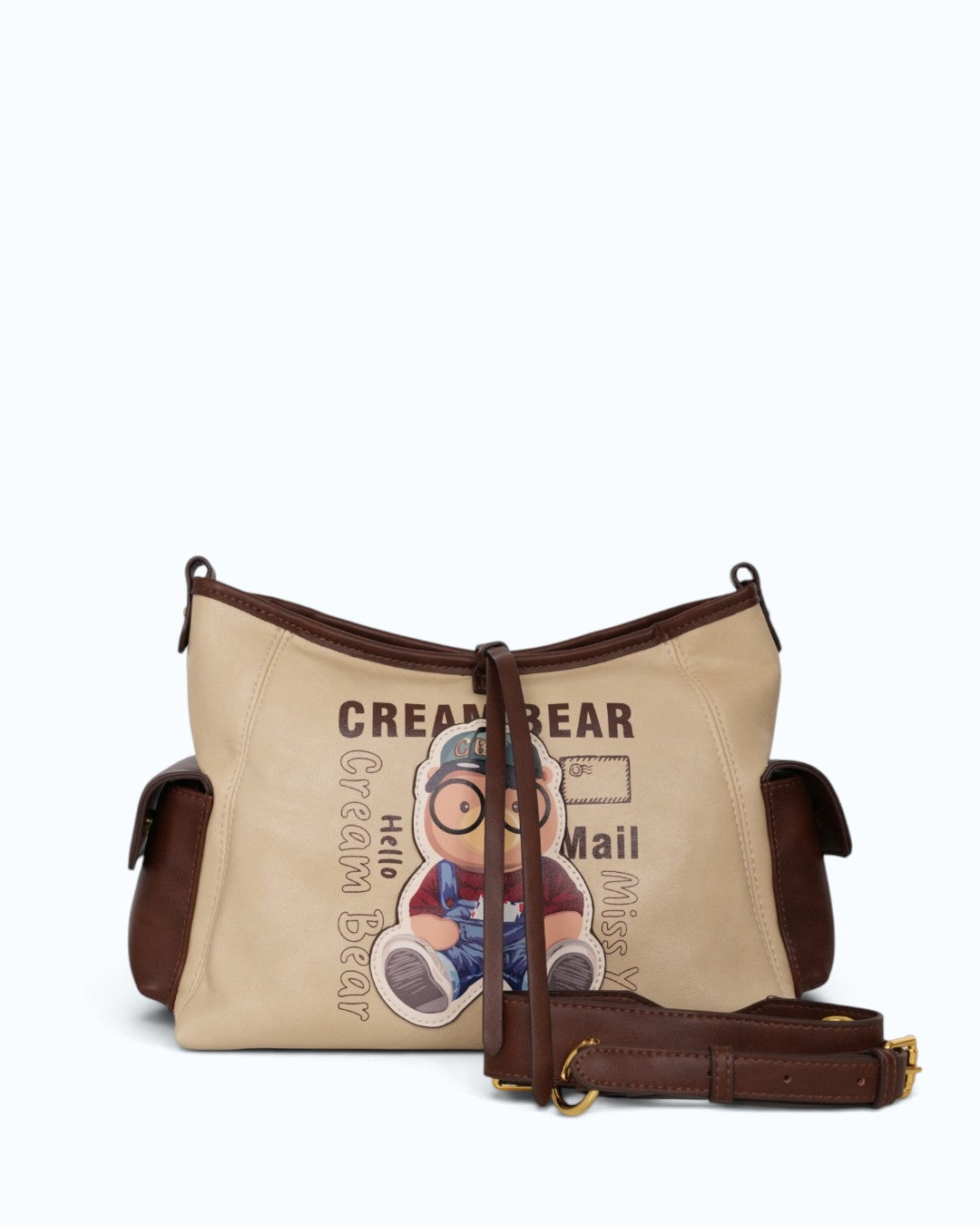 Bolso playera Cream Bear